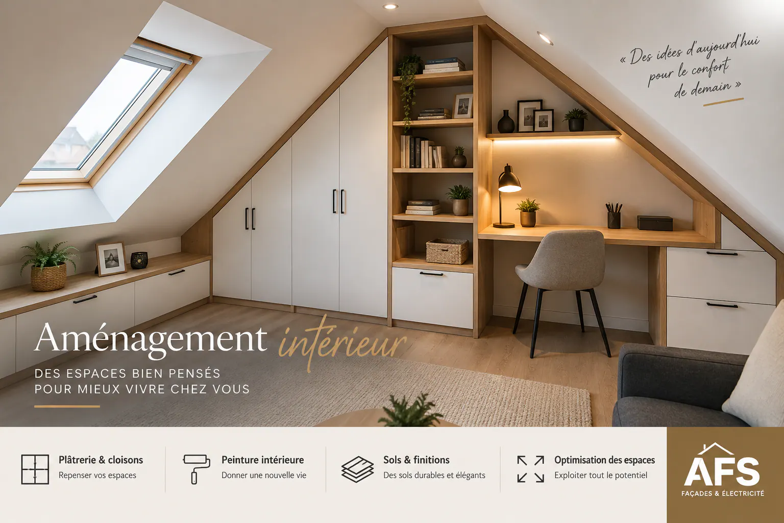 Aménagement intérieur à Isques | AFS Façades & Électricité