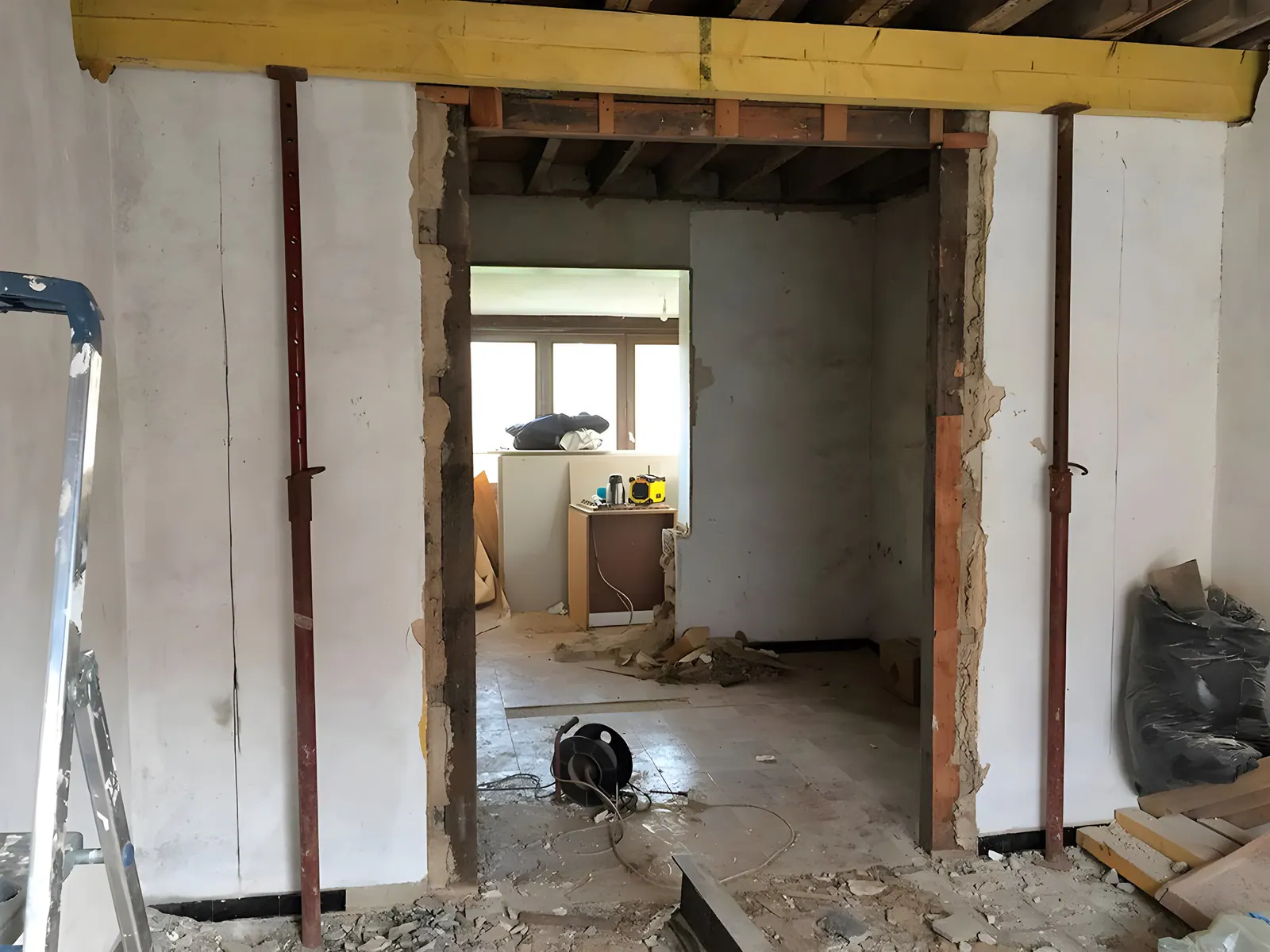 Chantier d'aménagement intérieur AFS près de Boulogne-sur-Mer (1)