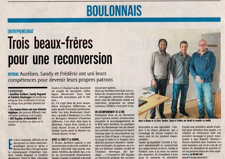 L'équipe AFS Facade et electricité